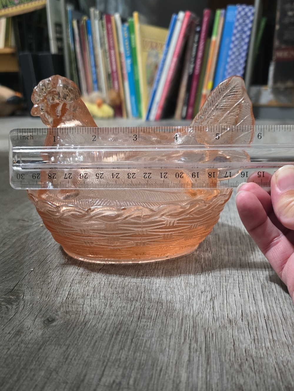 Pink Glass Hen-on-Nest Decorative Dish - Picture 6 of 6